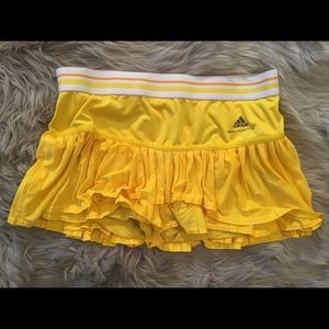 Adidas x Stella McCartney Yellow Tennis Skort 36L